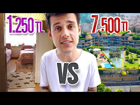 AYLIK 1.250TL YURT vs 7.500TL YURT! (#SonradanGörme)