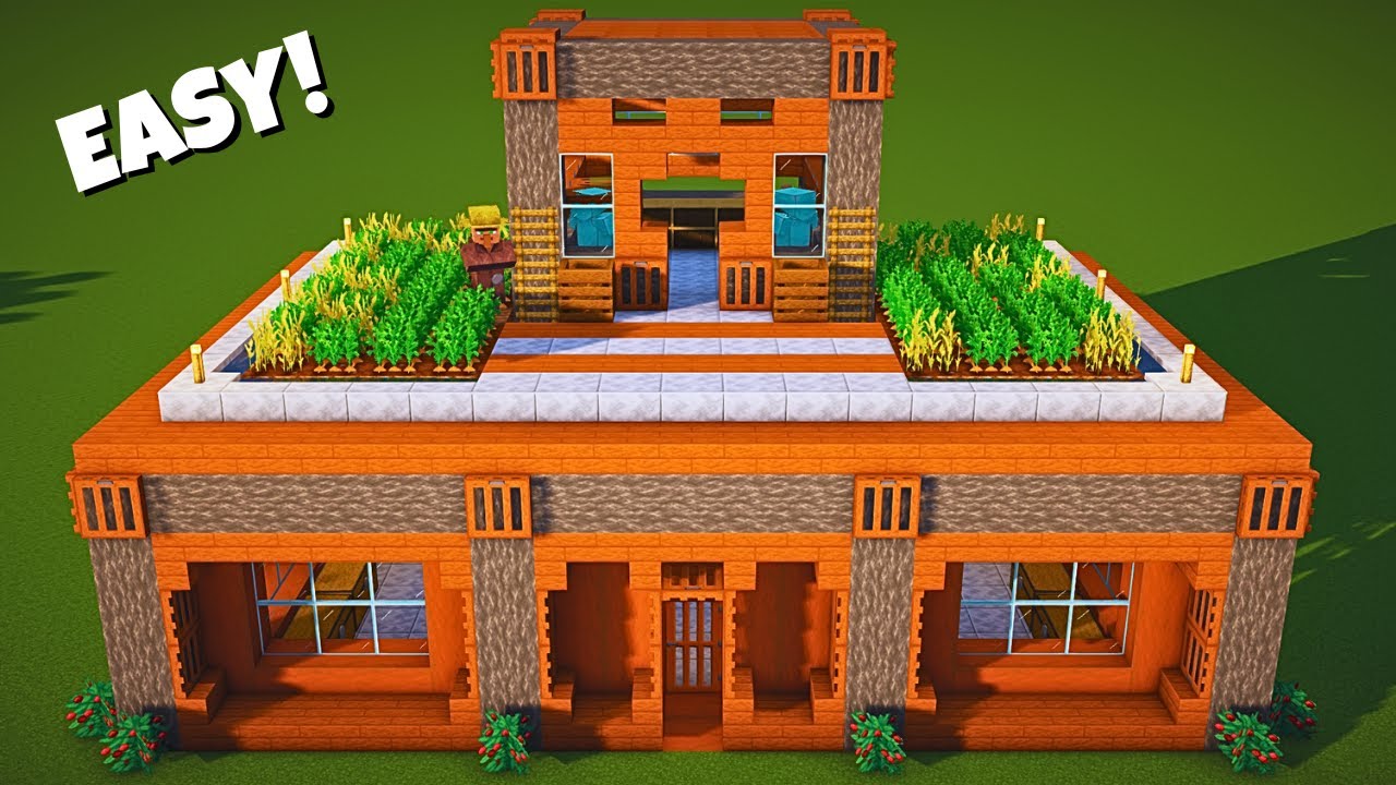 ☆商品確認用☆It's Mine! / If I Built a House Minecraft: Stylish Survival House - Acacia (Easy Tutorial)🏡#7