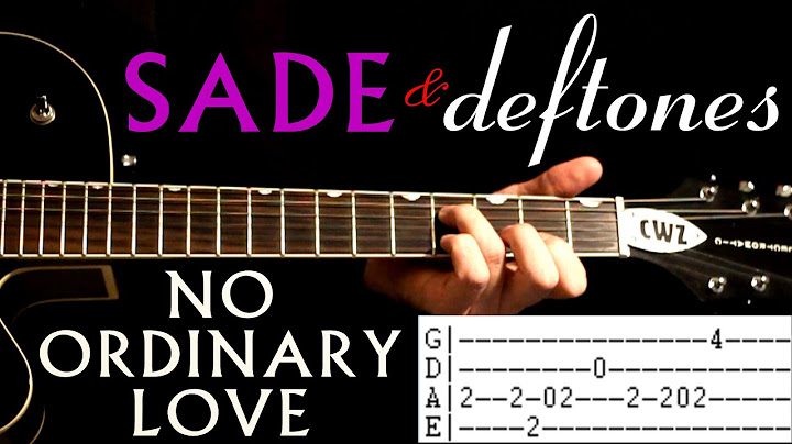 No Ordinary Love Guitar version - Guitar performance video thumbnail