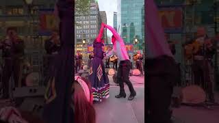 Polka Mexican Dance at Bryant Park NYC on Cinco De Mayo