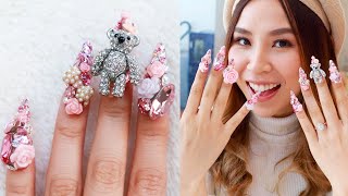 Japanese Celebrity Nail Artist Gave Me Extreme 3D Nail Art  | Best in Beauty