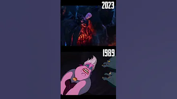 УРСУЛА 2023 vs УРСУЛА 1989 - Русалочка Дисней #shorts