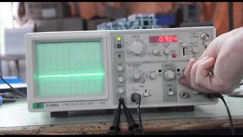 Dual-channel dual-tracking analog oscilloscope V-5060A