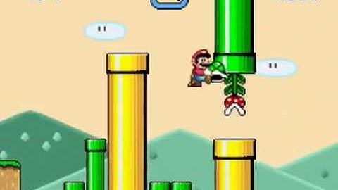 Super Mario Flash 2 Custom Level - Mean Green Hills