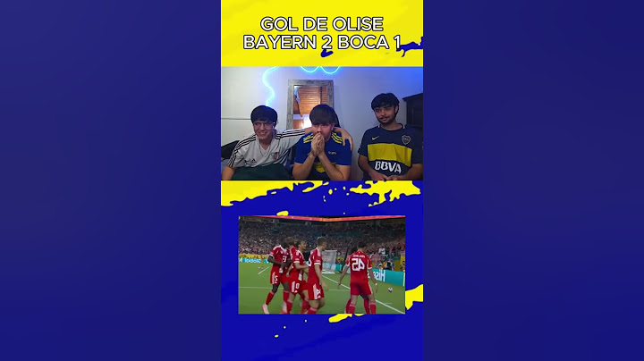Gol de Olise. Bayern 2 Boca 1 #bocajuniors #futbol