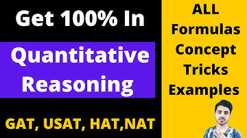 Quantitative Reasoning Complete Portion Formulas, Concept, Examples NTS GAT, NAT, USAT, GMAT, HAT