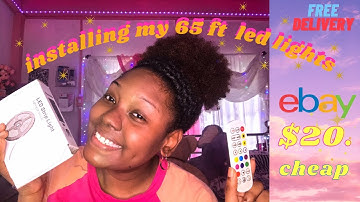 installing the best 65ft led strip lights tutorial