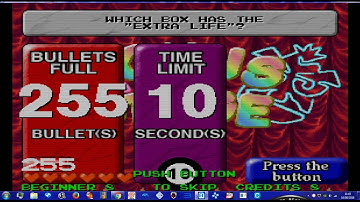 mame 200 point blank 1 gunbarl jpn rom - beginner gameplay 2018