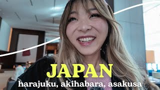 JAPAN VLOG 🇯🇵 HARAJUKU & AKIHABARA | shibuya crossing, shopping & food with friends