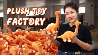 Plush Toy Chinese Factory Tour: Witness the Marvels of Dinosaur Plush Toy Manufacturing