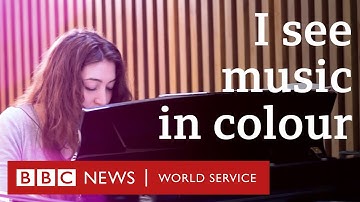 The musician who sees colour and feels textures when she hears music - BBC World Service