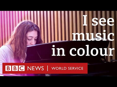 The musician who sees colour and feels textures when she hears music - BBC World Service