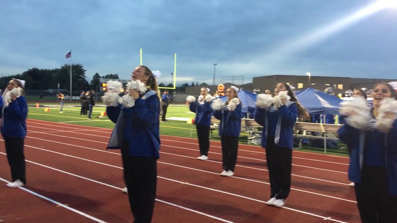 newspaper mockup Utica Eisenhower's Cheer Squad!