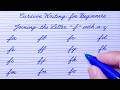 Cursive Writing for Beginners | Joining Letter "f" with a–z | Cursive Handwriting Practice | abcd