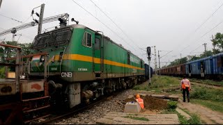 Famous TWO WAG 9 LOCOMOTIVE | Python Freight Train Curving Maal Gaadi | Indian Railways Wealth