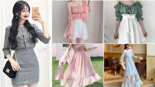 اجمل فساتين كورية كيوت   korean style