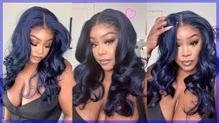 Navy Colored Volume? Yes Please Luxluxe Hair - Cleo Nizzy Mac