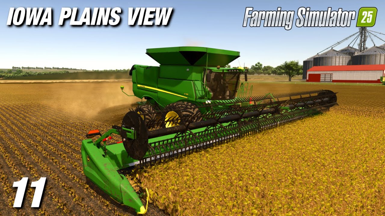 BUYING A NEW COMBINE! | Iowa Plains View | Farming Simulator 25 - Ep11