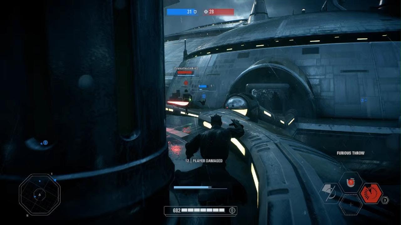 Some 1V1s in A 4V4 in My Warm Up Match - Star Wars Battlefront 2 HVVS - Darth Maul