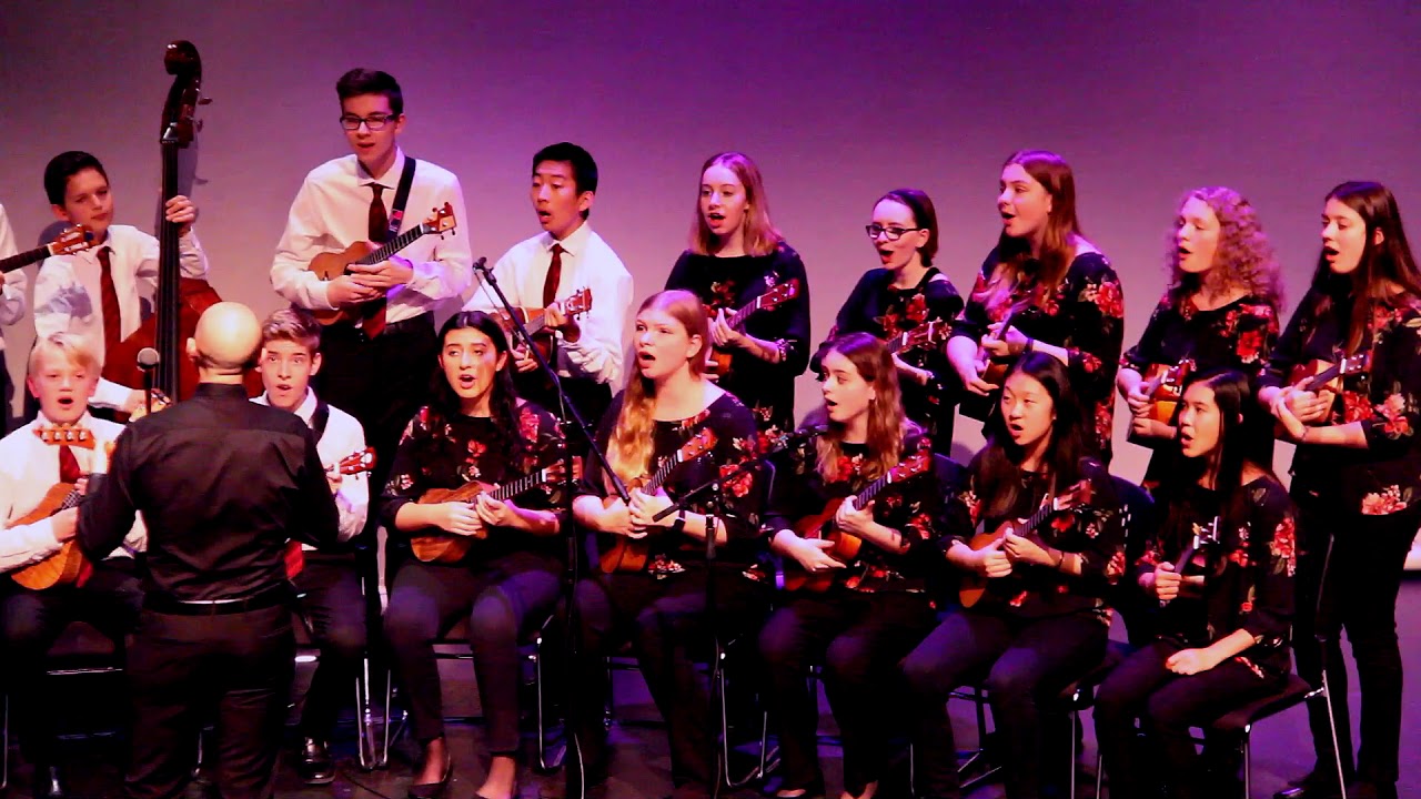 Langley Ukulele Ensemble 'Do You Hear What I Hear' langleyukes 