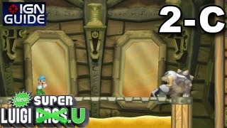 New Super Luigi U 3 Star Coin Walkthrough - Layer-Cake Desert-Castle: Morton's Lava-Block Castle