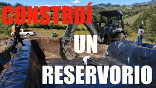 CONSTRUYENDO UN RESERVORIO PARA AGUA DE LLUVIA