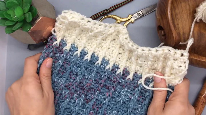 Master the front post half double crochet with this tutorial!