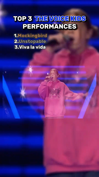 The Voice Kids Top 3 Performances OAT 🎤🤩🔥🎶
