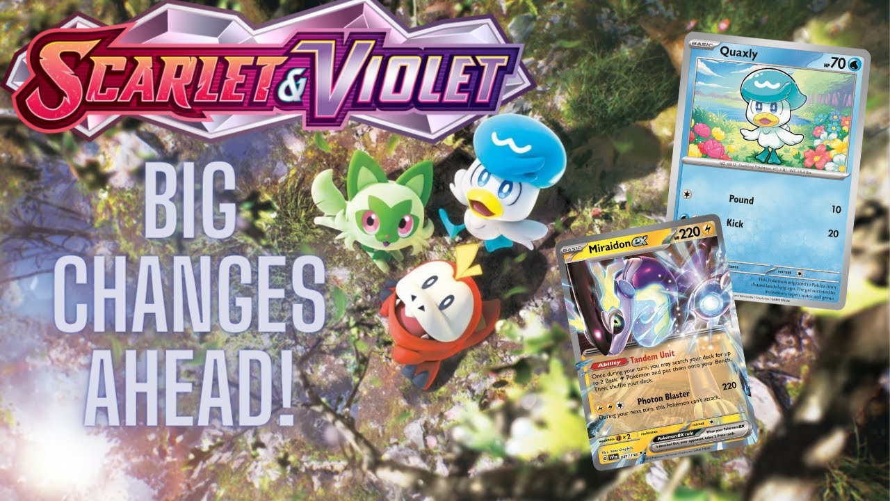 Scarlet & Violet Base Set Brings A New Era, Major Changes, & Character Art EX CARDS!!