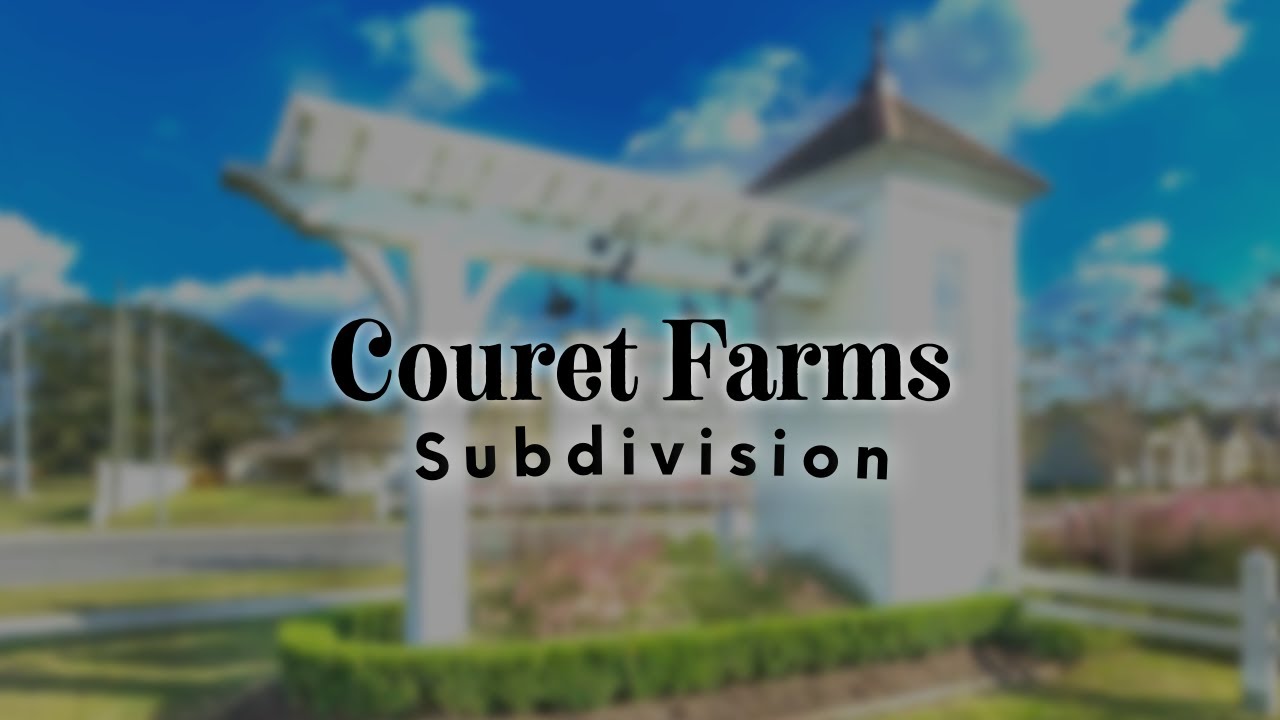 Discover Couret Farms Subdivision in Lafayette, Louisiana!