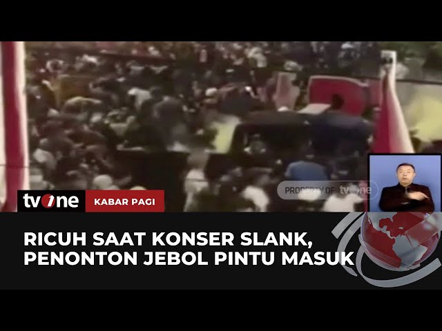 Tegang! Konser Slank di Semarang Berujung Ricuh | Kabar Pagi tvOne class=