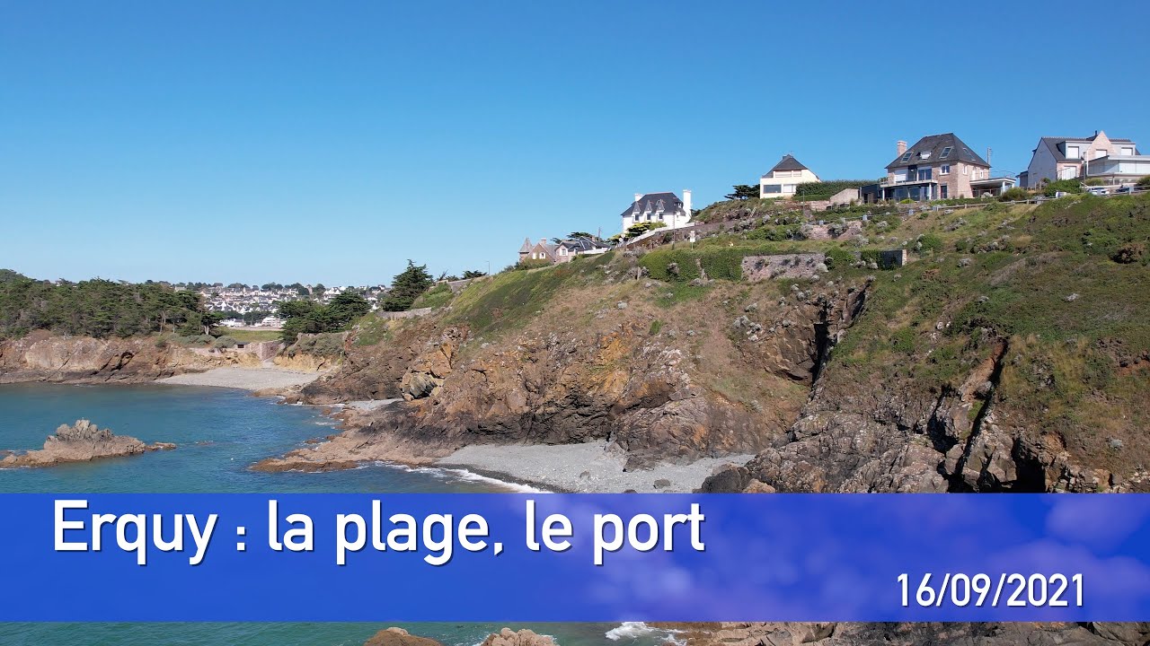 Erquy : La plage, le port (16/09/2021)