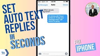 How to easily activate auto reply for text messages on iPhone | Kurt the CyberGuy Resimi