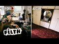 Hoarders before  after  complete cleaning transformation  hoarders full episode  filth