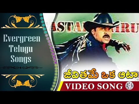 Jeevithame Oka Aata || Evergreen Telugu Songs - Kondaveeti Donga Movie || Chiranjeeevi, Vijayashanti