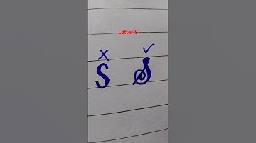 Letter S | cursive writing style  #lettering #calligraphy #handwriting #cursive