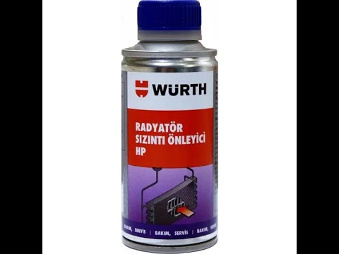 RADYATÖRÜMÜZ DELİNDİ WÜRTH RADYATÖR SIZINTI ÖNLEYİCİ DENEDİK.