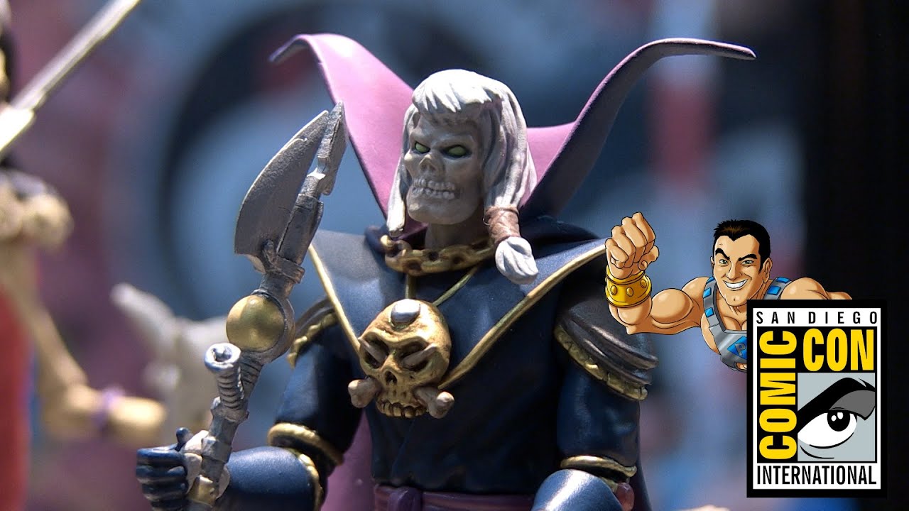 Figurines Skeleton Warriors Grimskull Et Ursak Avec Cheval - Occasion, En Vrac (loose)