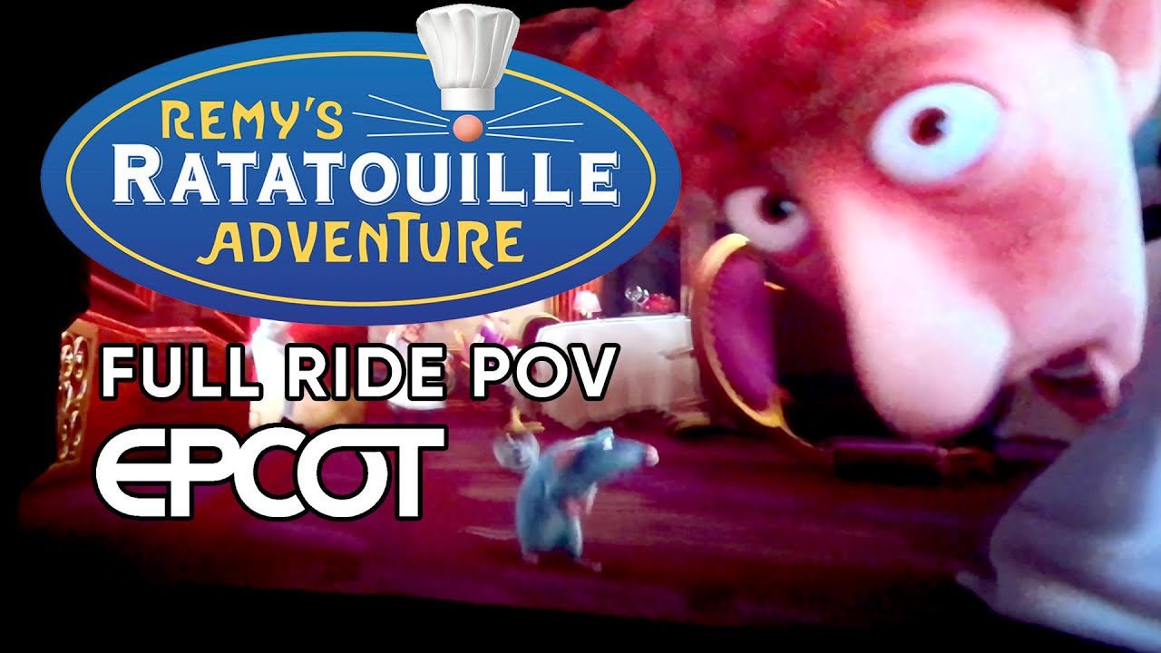 Remy’s Ratatouille Adventure | EPCOT Ride POV | 4K Full Ride-Through ...