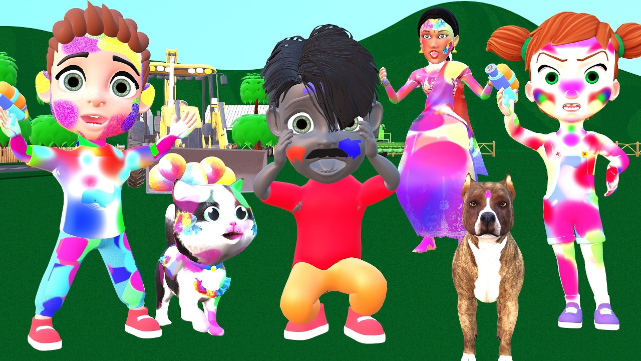 Holi | Chinki ki Holi | Chintu cartoon | pagal beta |desi comedy video| csbishtvine