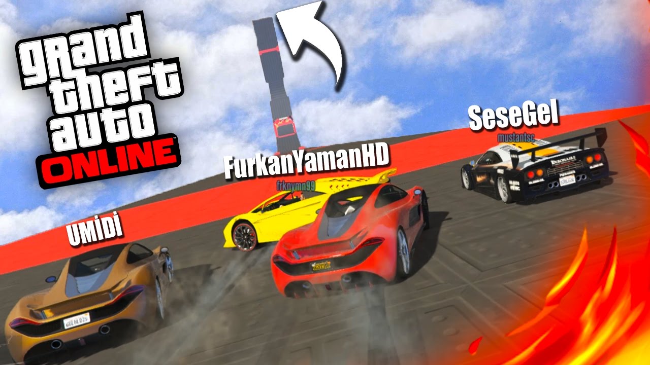 EN YÜKSEKTEN ÖLÜM YOKUŞU ! - GTA 5 Online (FurkanYamanHD,Sesegel,Umidi)