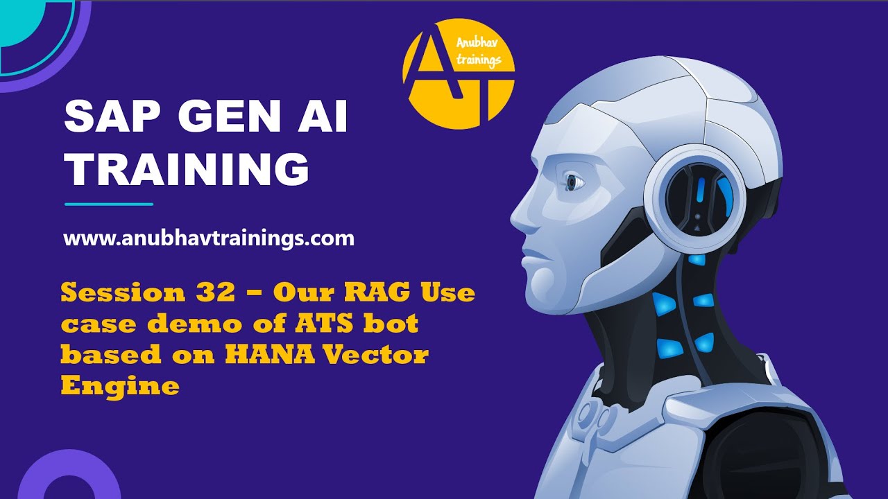 32 SAP Generative AI – Real-Time RAG Use Case Demo | ATS Bot on SAP BTP ...
