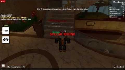 ROBLOX Gameplay w/ Found Glitch! - A MVP glitch in Twisted Murderer!