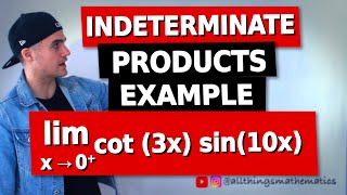 CALC 1000 (Western University) - L'Hospital's Rule Indeterminate Products Example 1