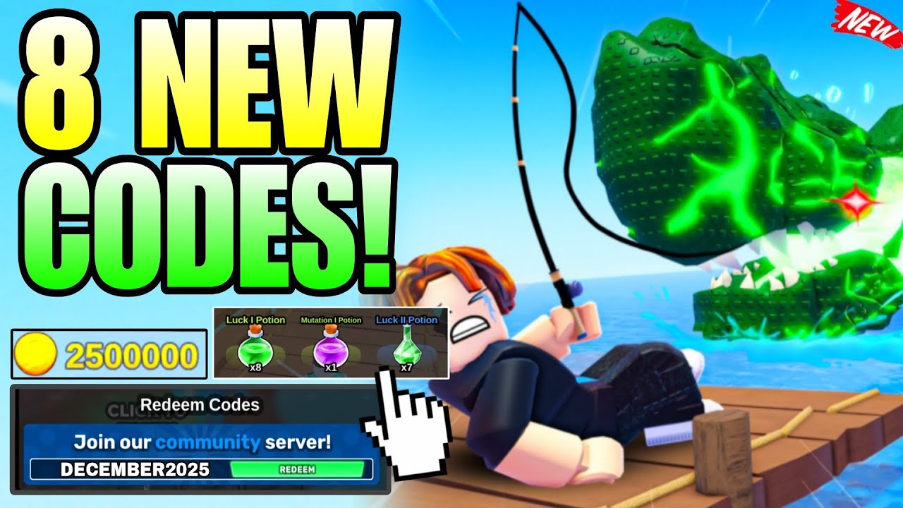 *NEW CODES* ALL WORKING CODES FOR FISH IT IN DECEMBER 2025 - ROBLOX ...