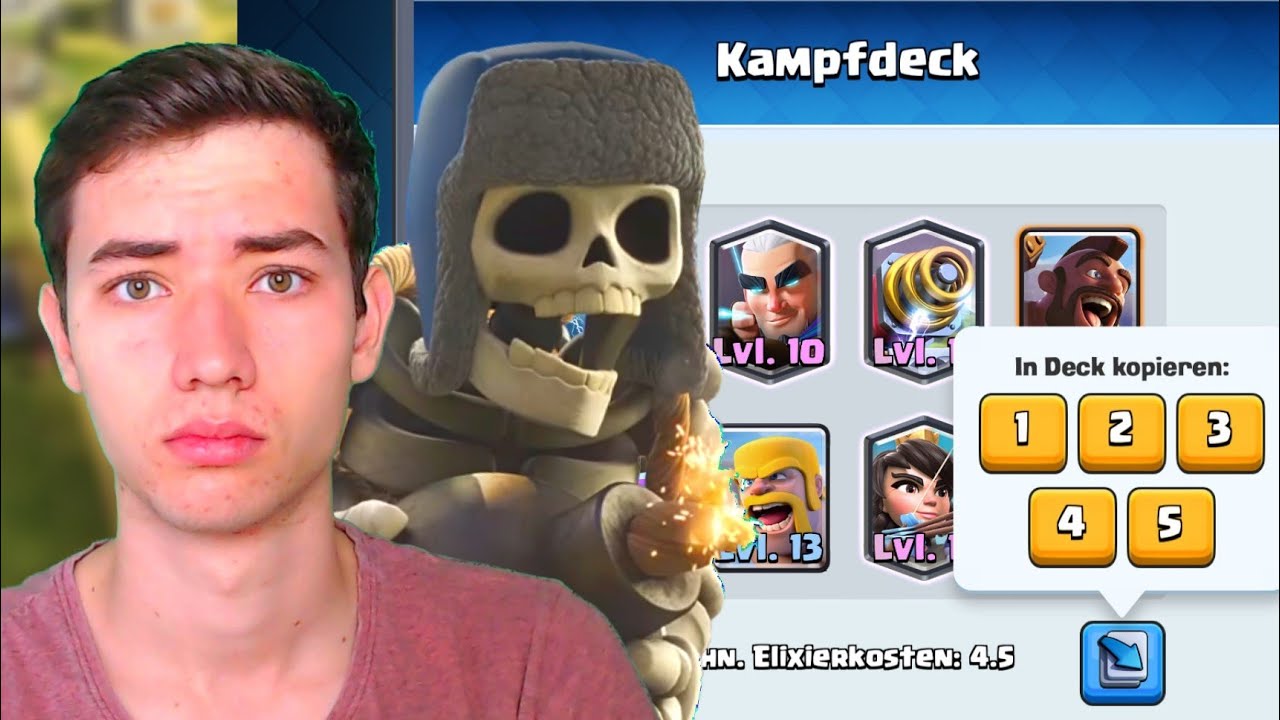 🙁KOPIERE das DECK des Gegners! | Challenge gegen Flobby | Clash Royale ...