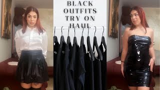 Black Outfit Overload Trying On Almost All My Black Clothes Haul