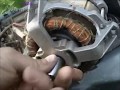 Электрическая газонокосилка плохо запускается, клинит мотор, ремонт тормозной муфты