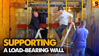 How to Support a LoadBearing Wall When Knocking Through