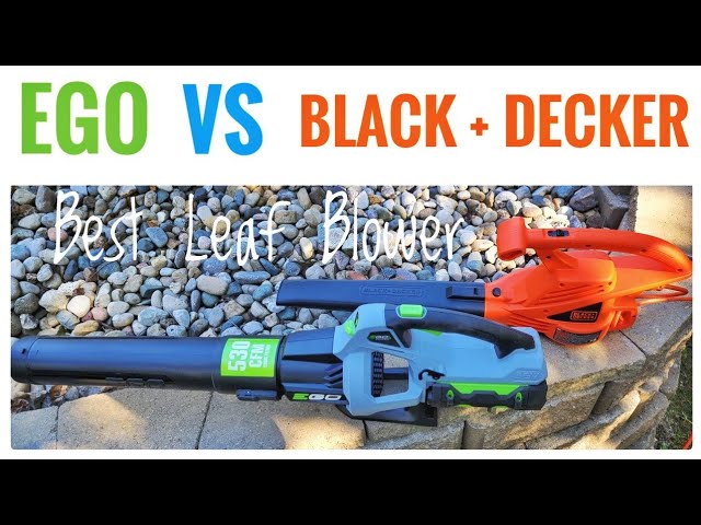 Top Rated Leaf Blower Comparison: CORDED or CORDLESS? (BLACK+